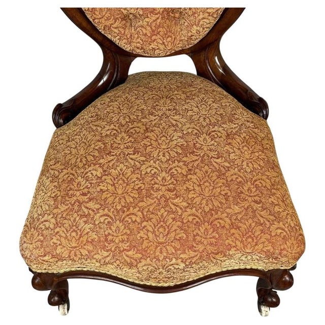 Antique English Mahogany Armchairs, Set of 2 For Sale - Image 3 of 11