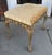 Michael Taylor Panache for Michael Taylor Cut Velvet Upholstered Bench Ottoman For Sale - Image 4 of 5
