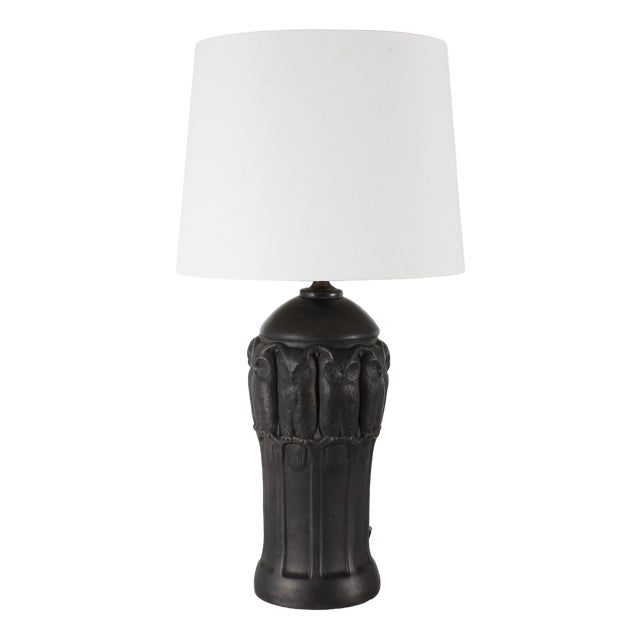 Danish Art Nouveau Table Lamp by L. Hjorth, 1890s For Sale