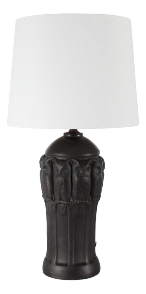Danish Art Nouveau Table Lamp by L. Hjorth, 1890s