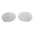 Verlys France Art Deco Opalescent Glass Wine Coasters with Fish Decor, 2 pieces For Sale