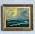 Vintage Coastal Original Seascape Oil on Canvas For Sale - Image 4 of 4