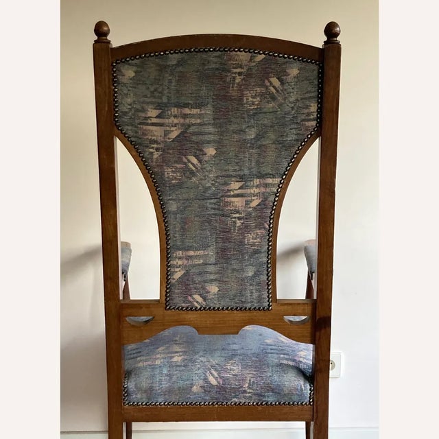 Arts and Crafts English Armchair For Sale - Image 5 of 12