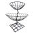 Vintage Sculptural Hand Forged Iron Two Tier Fruit Stand For Sale