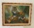 Wood Vintage Tiger Oil Painting With Faux Bamboo Frame- Signed For Sale - Image 7 of 7