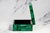 Stunning Vintage European Malachite Box Hand Cut Geometric Stone Mid Century Luxury Home Decor For Sale - Image 10 of 14