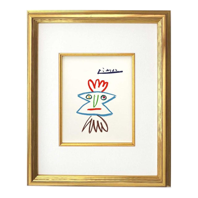 1960s Picasso Lithograph 139 for the City Not for Helena Framed For Sale