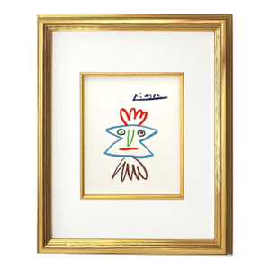 1960s Picasso Lithograph 139 for the City Not for Helena Framed