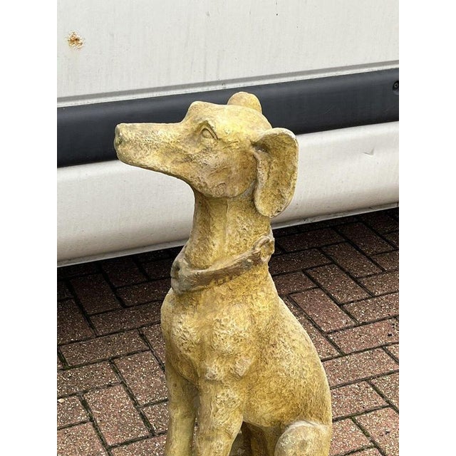 Garden Dog Statues, Set of 2 For Sale - Image 4 of 5