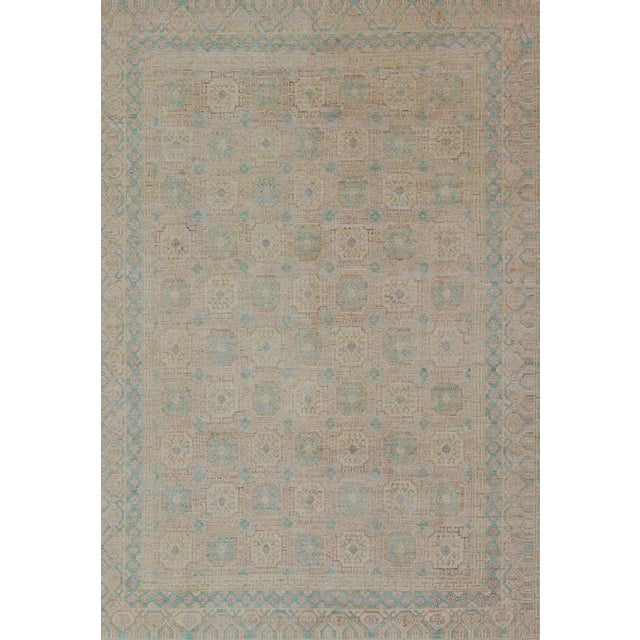 Transitional Khotan Geometric Medallion Rug by Keivan Woven Arts, 10'0 X 13'8" For Sale - Image 3 of 13