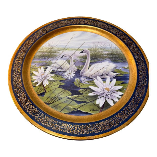 Pickard Limited Edition Collector Plate "American Panther" by James Lockhart, #1525/2000. For Sale