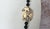 Metal Vintage Onyx 14k Gold Necklace With Antique Ivory Panda Netsuke For Sale - Image 7 of 9