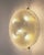 1970s Vintage Textured Glass and Brass Flush Mount from Hillebrand Leuchten, Germany, 1970s For Sale - Image 5 of 18