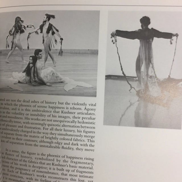 White "Robert Kushner" Vintage 1987 Art Book For Sale - Image 8 of 8