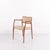 Model 65 Armchair in Rosewood with Light Elegance Leather by N.O. Møller for J.L. Møllers, 1960s, Set of 4 For Sale - Image 4 of 14