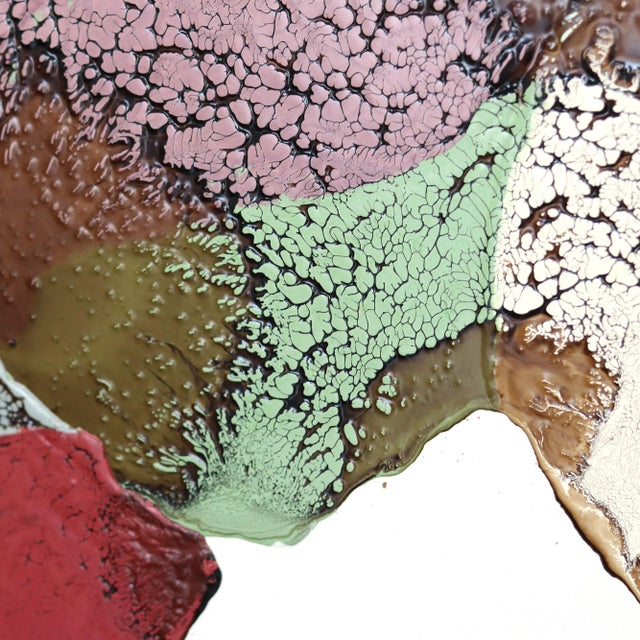 2020s Framed Abstract Figurative Textural Painting "Matumba" Original Artwork by Alessandro Casetti For Sale - Image 5 of 10