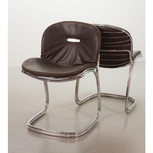 Mid-Century Modern Set of Italian Sabrina Dining Chairs attributed to Gastone Rinaldi for Rima, Italy, 1960s For Sale - Image 3 of 15