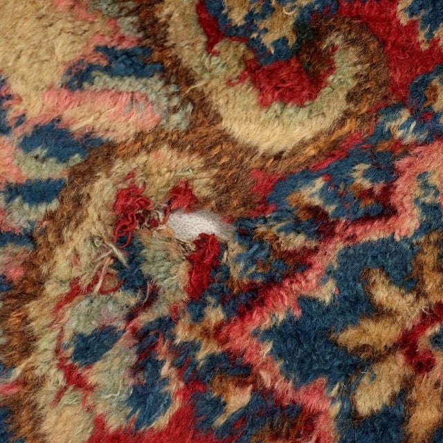 Textile Handmade Kerman Rug in Cotton For Sale - Image 7 of 10