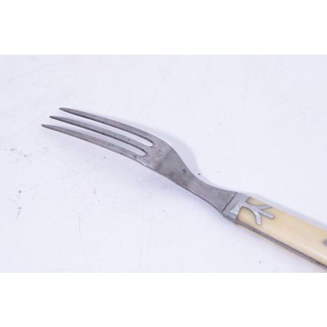 Set of Bone Handle Knives & Forks By. J. Russel Company For Sale - Image 9 of 12