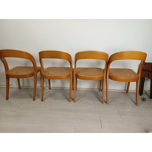 Gondola Chairs from Baumann, 1980s, Set of 4 For Sale - Image 6 of 18