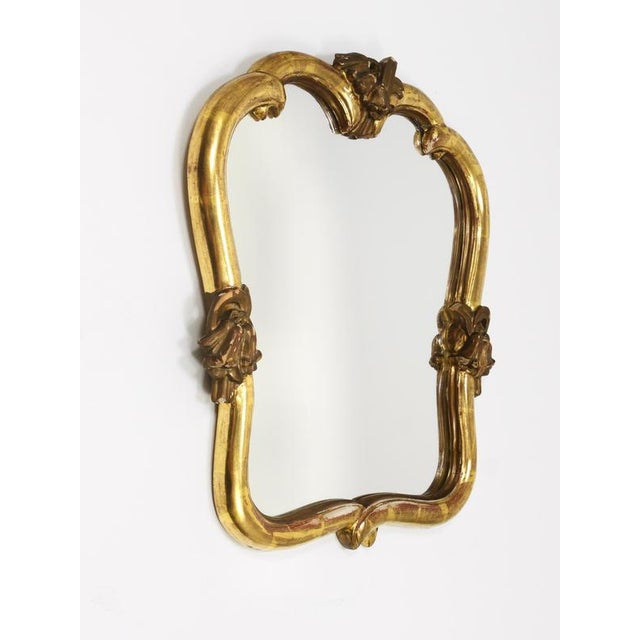 Art Nouveau Handcarved Giltwood Wall Mirror by Max Welz, 1930s For Sale - Image 4 of 18