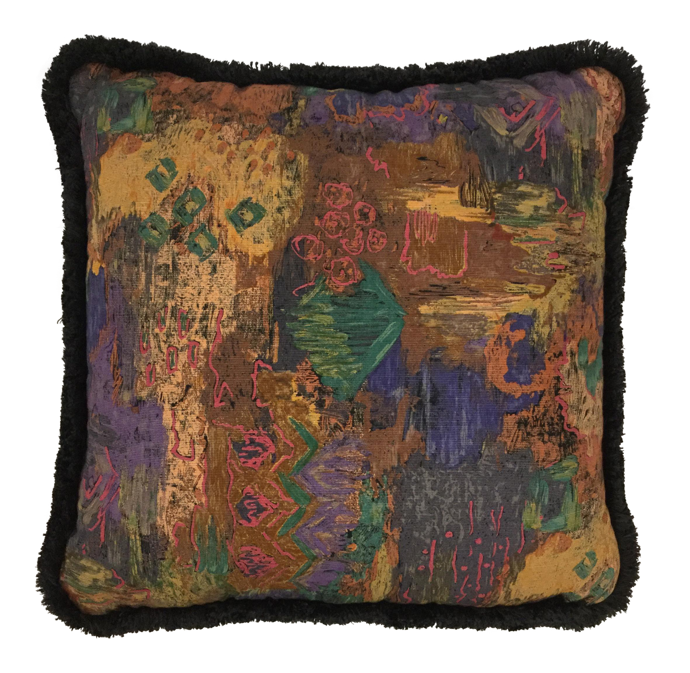Vintage Missoni Silk Faille Throw Pillow Chairish
