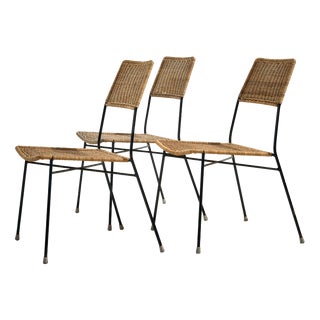 Rattan Dining Chair, 1970s For Sale