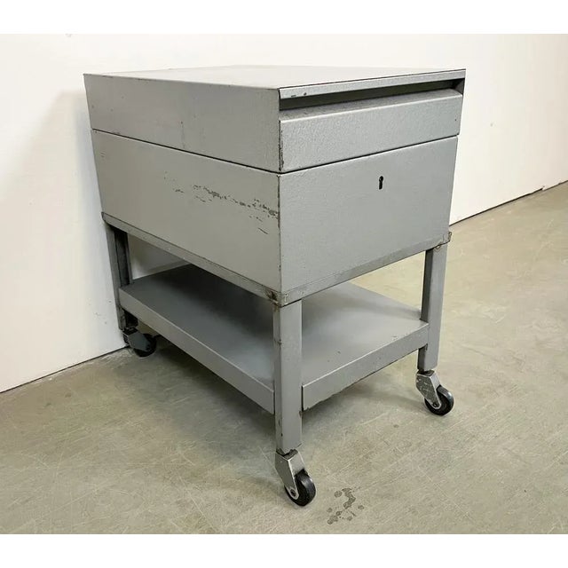 Industrial Grey Trolley, 1960s For Sale - Image 4 of 13