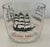 Charming vintage Nautical clipper ship glass bowl. Versatile and useful, perfect to chill wine or hold ice. Please see...