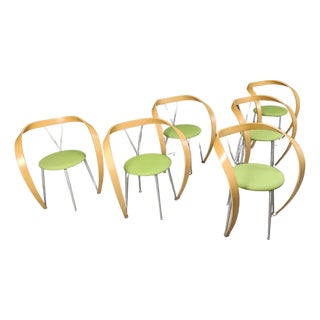 Revers Dining Chairs attributed to Andrea Branzi for Cassina, 1993, Set of 6 For Sale