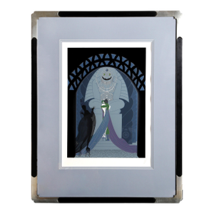 Erté, "Lovers and Idol", Art Deco Screenprint