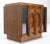 Very nice mid-century modern walnut nightstand. Perfect for a midcentury style home.