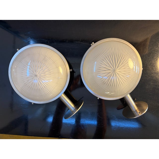 Contemporary Gamma Wall Lamps by Sergio Mazza for Artemide, 1960s, Set of 2 For Sale - Image 3 of 9