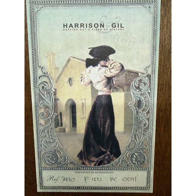 Harrison & Gil Harrison Gil Scroll Mirror, Late 20th Century For Sale - Image 4 of 12
