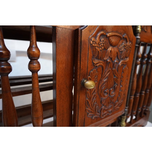 Antique Cherry Carved Provençal Bread Pannetière Shelf For Sale - Image 16 of 18