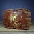 Brown Vintage Rosewood Tea Tray With Mother-of-Pearl Lion Inlay For Sale - Image 8 of 8