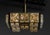 Square Ceiling Lamp in Brass with Square Pressed Art Glass from Boréns Borås, 1960s For Sale - Image 8 of 10