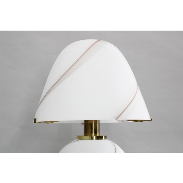 Italian Murano Glass Table Lamp, 1970s For Sale - Image 3 of 15