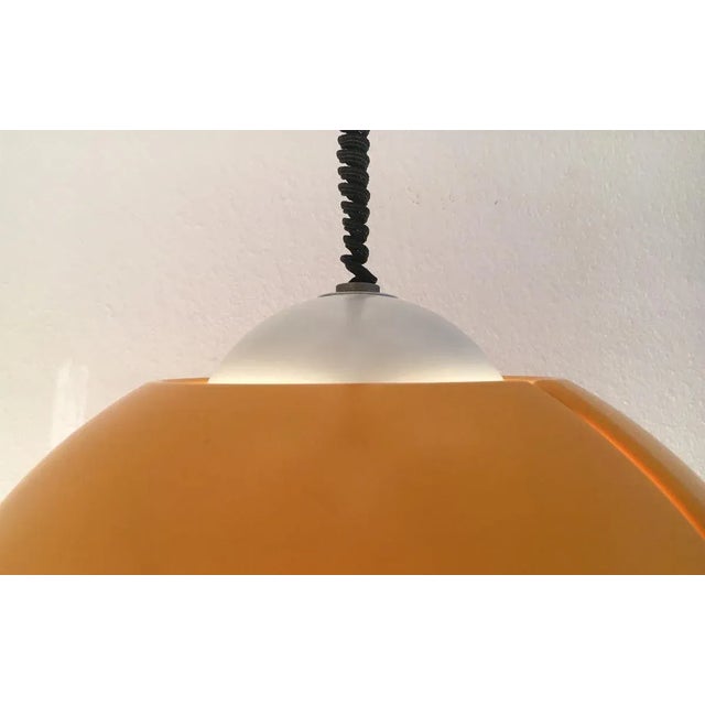 1970s Vintage Swiss Space Age Pendant Lamp from Temde For Sale - Image 5 of 18