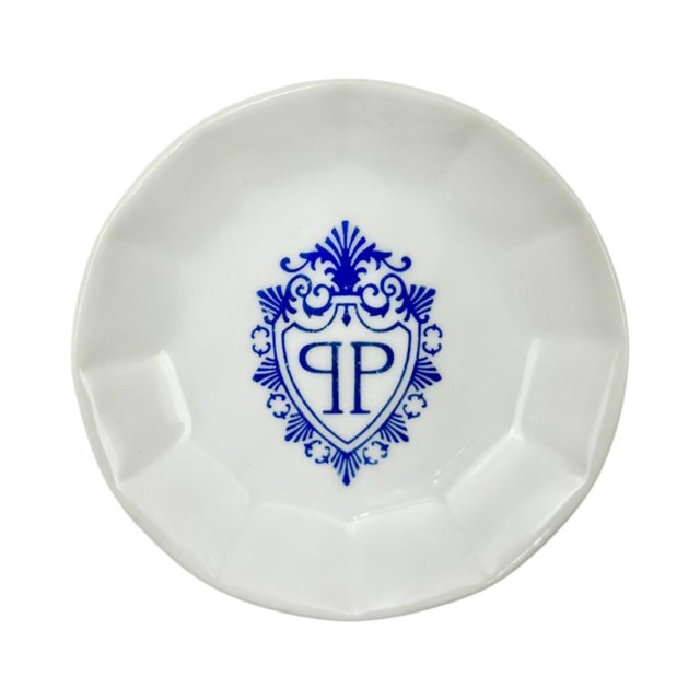 Ceramic Vintage the Plaza Hotel Nyc Porcelain Ashtray Catchall Dish New York For Sale - Image 7 of 7