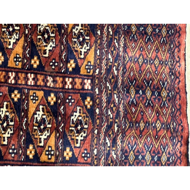 Vintage Turkmen Style Pakistani Chowal Bobyrugs Rug, 1980s For Sale - Image 12 of 18