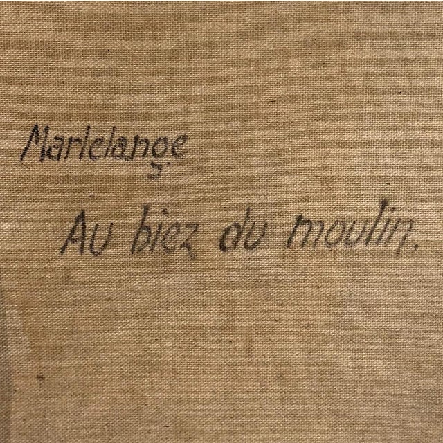 Antique Framed Oil Painting on Canvas by Leon De Frecheux (1884-1944) For Sale - Image 17 of 18