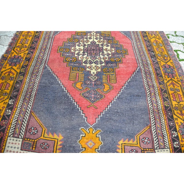 Turkish Vintage Oushak Anatolian Medallion Design Rug For Sale - Image 3 of 11