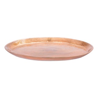 Metallic Aluminum Tray 16.25"D For Sale
