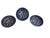 English Antique Allertons Blue Willow Fruit Berry Bowls Set of 3 Made in Staffordshire England C. 1920s For Sale - Image 3 of 5
