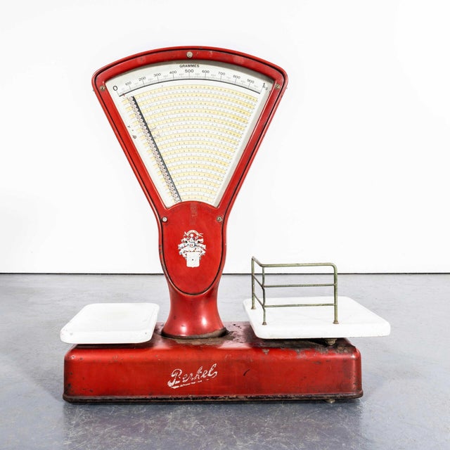 Large Original Shop Weighing Scales, 1950s For Sale - Image 12 of 13