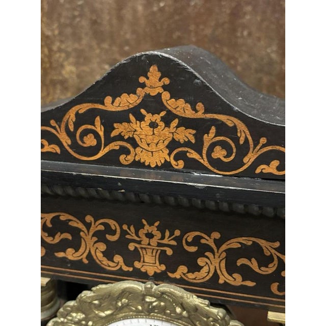 Antique French Clock by Japy Frere For Sale - Image 3 of 14