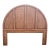 Boho Chic Wicker Queen Size Headboard For Sale