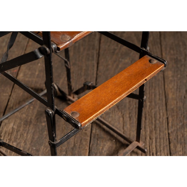 Early 20th Century Salesman Sample Collapsible High Chair For Sale - Image 11 of 12