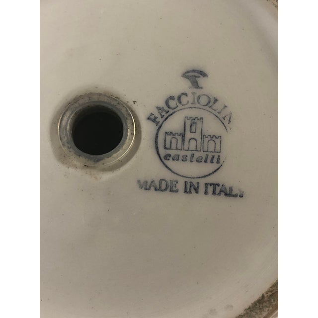 Late 20th Century Italian Facciolini Yellow Rose Cachepot For Sale - Image 5 of 8